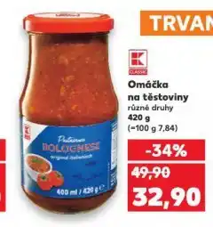 Kaufland Omáčka na těstoviny nabídka