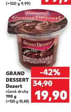 Kaufland Grand dessert nabídka