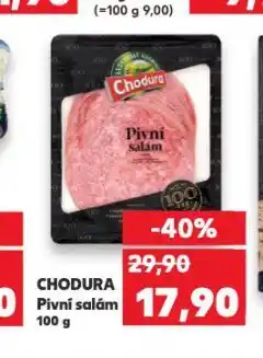 Kaufland Chodura pivní salám nabídka