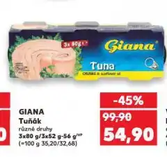 Kaufland Giana tuňák nabídka