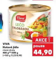 Kaufland Viva hotové jídlo nabídka