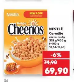 Kaufland Nestlé dětské cereálie nabídka