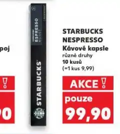 Kaufland Starbucks kávové kapsle nabídka