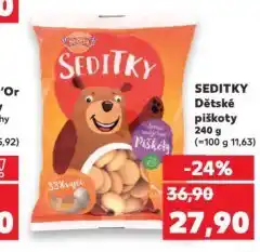 Kaufland Seditky dětské piškoty nabídka