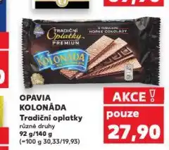 Kaufland Opavia kolonáda tradiční oplatky nabídka