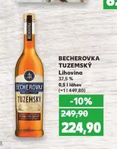 Kaufland Becherovka tuzemský nabídka