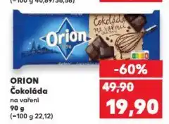 Kaufland Orion čokoláda nabídka