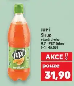 Kaufland Jupí sirup nabídka