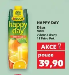 Kaufland Happy day džus nabídka