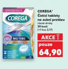 Kaufland Corega čisticí tablety nabídka
