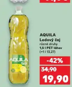 Kaufland Aquila ledový čaj nabídka
