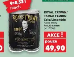 Kaufland Royal crown cola nabídka
