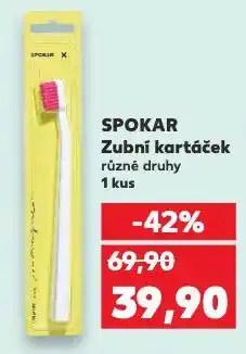 Kaufland Spokar zubní kartáček nabídka