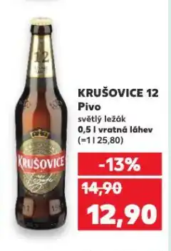 Kaufland Pivo krušovice nabídka