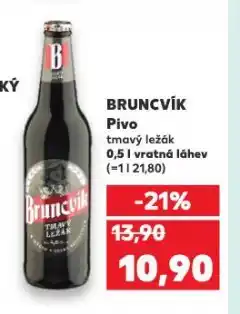 Kaufland Pivo bruncvík nabídka