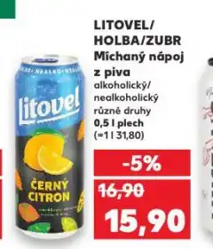 Kaufland Zubr míchaný nápoj z piva nabídka
