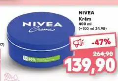 Kaufland Nivea krém nabídka
