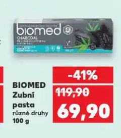 Kaufland Biomed zubní pasta nabídka