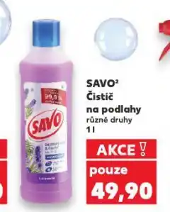 Kaufland Savo čistič na podlahy nabídka
