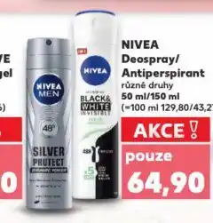 Kaufland Nivea antiperspirant nabídka