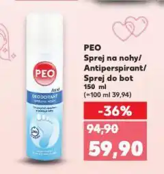 Kaufland Peo sprej do bot nabídka