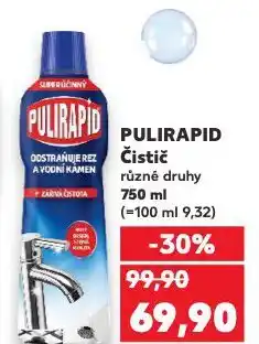 Kaufland Pulirapid čistič nabídka
