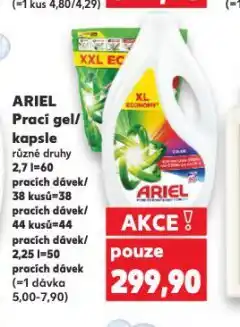 Kaufland Ariel prací gel nabídka