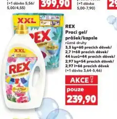 Kaufland Rex prací kapsle nabídka