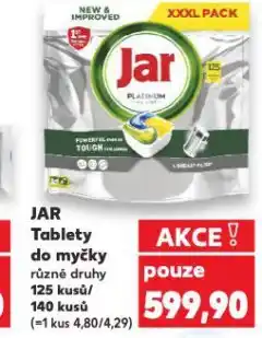 Kaufland Jar tablety do myčky nabídka