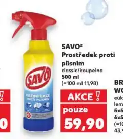 Kaufland Savo prostředek proti plísním nabídka
