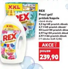 Kaufland Rex prací prášek nabídka