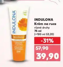 Kaufland Indulona krém na ruce nabídka