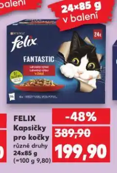 Kaufland Felix kapsičky pro kočky nabídka