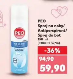 Kaufland Peo sprej na nohy nabídka