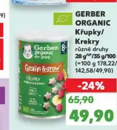 Kaufland Gerber organic křupky nabídka