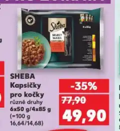 Kaufland Sheba kapsičky pro kočky nabídka