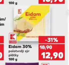 Kaufland Eidam 30% nabídka