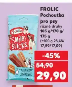 Kaufland Frolic pochoutka pro psy nabídka