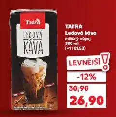 Kaufland Tatra ledová káva nabídka