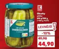 Kaufland Okurky nabídka