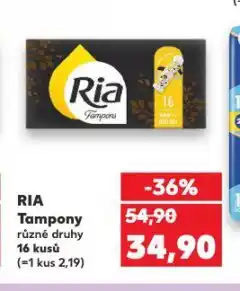 Kaufland Ria tampony nabídka