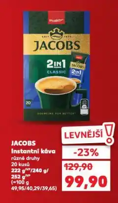 Kaufland Káva jacobs nabídka
