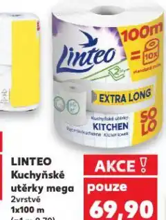 Kaufland Linteo kuchyňské utěrky nabídka
