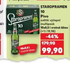Kaufland Pivo staropramen nabídka