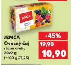 Kaufland Jemča čaj nabídka