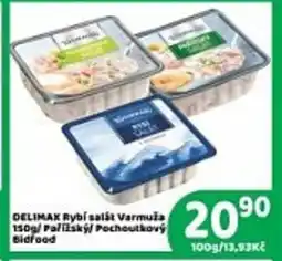 Brněnka Delimax rybi salát varmuža / paliisky pochoutkový bidfood nabídka