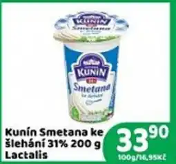 Brněnka Kunín Smetana ke šlehání 31% Lactalis nabídka