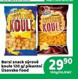 Brněnka Bersi snack sýrové koule / pikantni úsovsko food nabídka