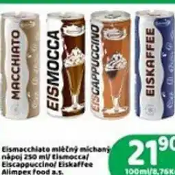 Brněnka Eismacchiato mléčný míchaný nápoj l nabídka