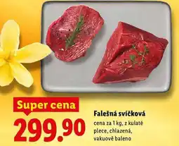 Lidl Falešná svíčková, cena za nabídka
